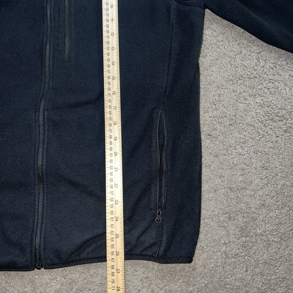 Mountain Hardwear Fleece Jacket Mens M Black Full Zip Mock Neck OM3885 Outdoor - Picture 4 of 6